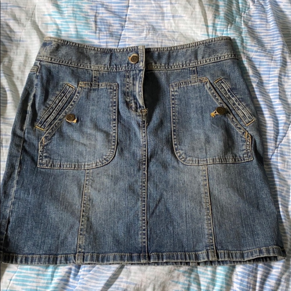 Ann Taylor LOFT Denim medium wash skirt